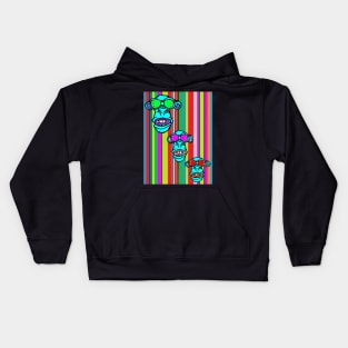 Graffiti,Tag,Monkey by LowEndGraphics Kids Hoodie